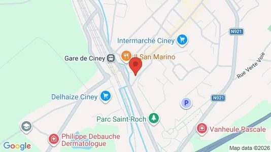 Apartments for rent in Ciney - Photo from Google Street View