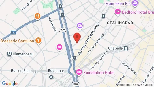 Apartments for rent i Stad Brussel - kort over placeringen
