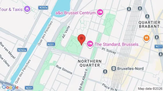 Apartments for rent i Stad Brussel - kort over placeringen