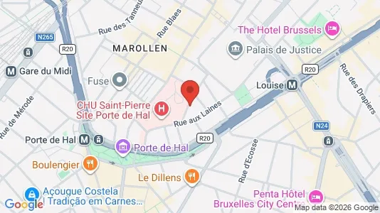 Apartments for rent i Stad Brussel - kort over placeringen