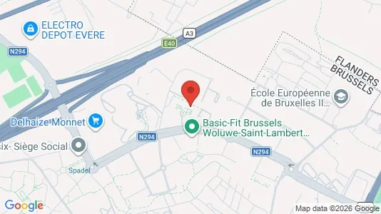 Apartments for rent i Brussels Sint-Lambrechts-Woluwe - kort over placeringen