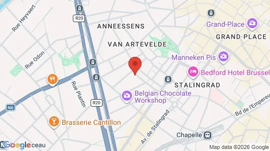 Apartments for rent i Stad Brussel - kort over placeringen
