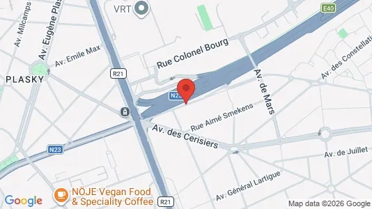 Apartments for rent i Brussels Schaarbeek - kort over placeringen
