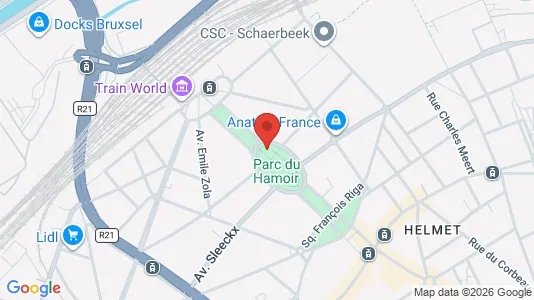 Apartments for rent i Brussels Schaarbeek - kort over placeringen