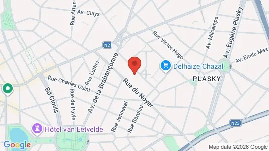 Apartments for rent i Brussels Schaarbeek - kort over placeringen