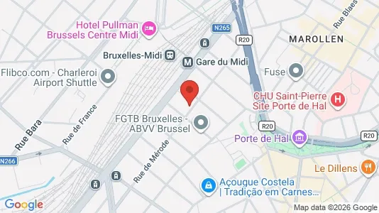 Apartments for rent i Brussels Sint-Gillis - kort over placeringen