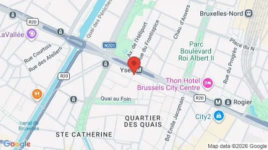Apartments for rent i Stad Brussel - kort over placeringen