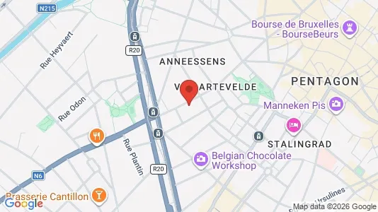 Apartments for rent i Stad Brussel - kort over placeringen