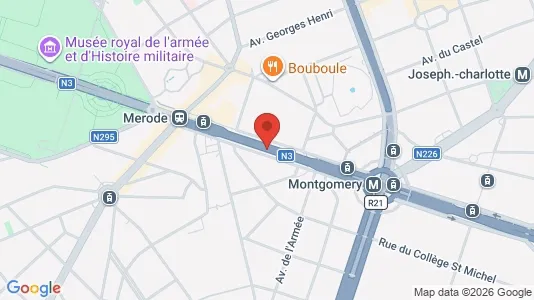 Apartments for rent i Brussels Etterbeek - kort over placeringen