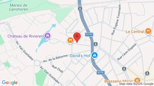 Apartments for rent i Brussels Ganshoren - kort over placeringen