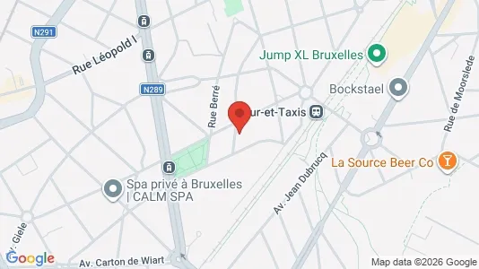 Apartments for rent i Brussels Jette - kort over placeringen