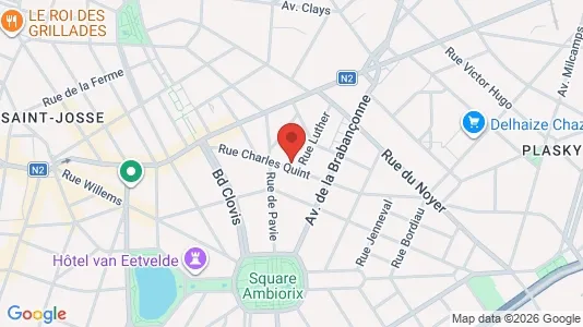 Apartments for rent i Stad Brussel - kort over placeringen