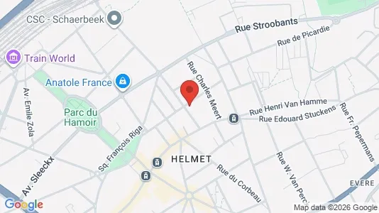 Apartments for rent i Brussels Schaarbeek - kort over placeringen