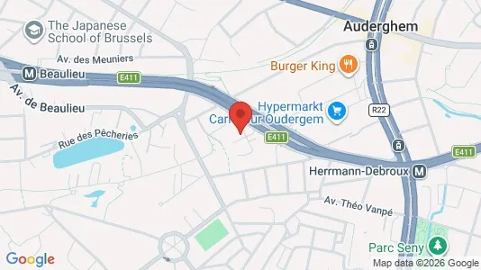 Apartments for rent i Brussels Oudergem - kort over placeringen