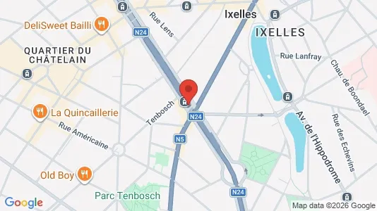 Apartments for rent i Brussels Elsene - kort over placeringen