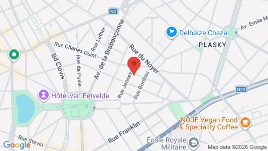 Apartments for rent i Stad Brussel - kort over placeringen