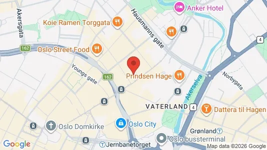 Rooms for rent i Oslo Grünerløkka - kort over placeringen