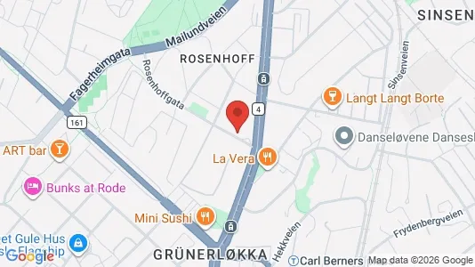 Apartments for rent i Oslo Grünerløkka - kort over placeringen