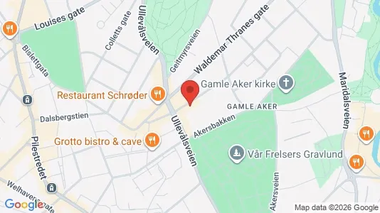 Apartments for rent i Oslo St. Hanshaugen - kort over placeringen