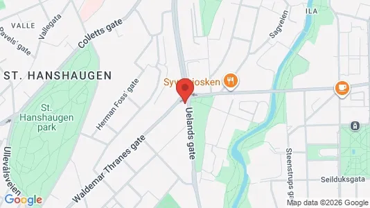 Rooms for rent i Oslo St. Hanshaugen - kort over placeringen