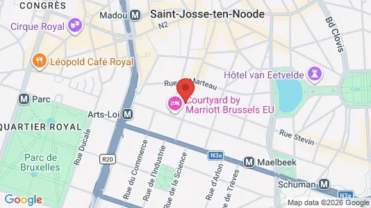 Apartments for rent i Stad Brussel - kort over placeringen