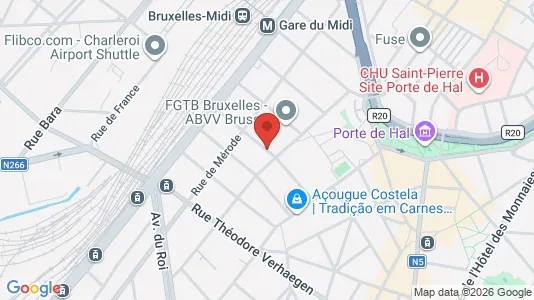 Apartments for rent i Brussels Sint-Gillis - kort over placeringen