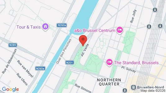 Apartments for rent i Stad Brussel - kort over placeringen