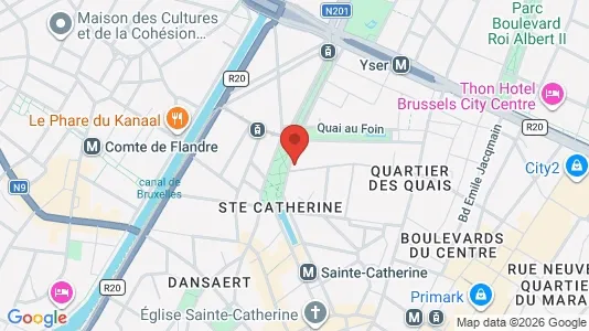 Apartments for rent i Stad Brussel - kort over placeringen