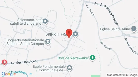 Apartments for rent i Brussels Ukkel - kort over placeringen