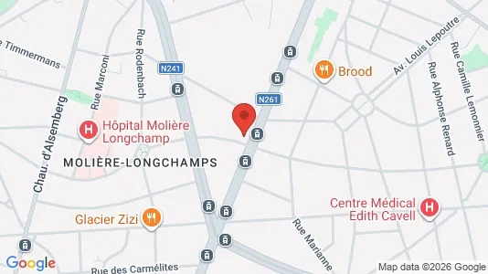 Apartments for rent i Brussels Vorst - kort over placeringen