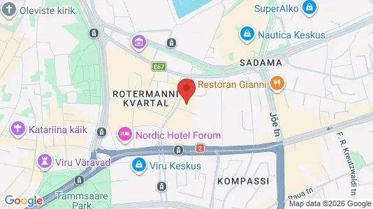 Apartments for rent i Tallinn Kesklinna - kort over placeringen