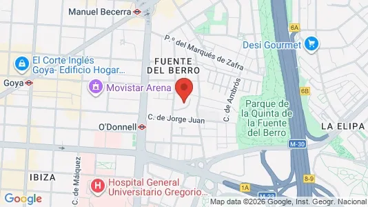 Apartments for rent i Madrid Centro - kort over placeringen