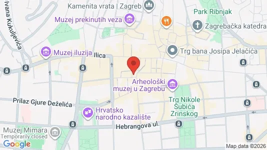 Apartments for rent i Sljeme (Medvednica-Tomislavac) - kort over placeringen