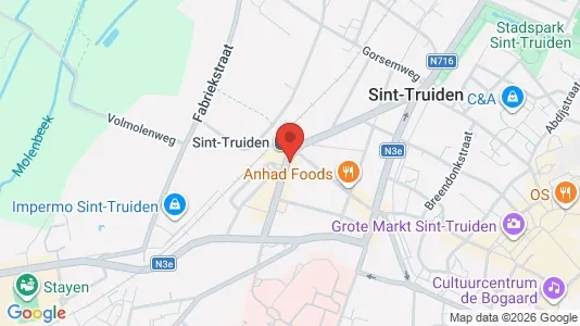 Apartments for rent i Sint-Truiden - kort over placeringen
