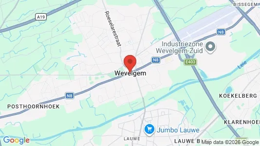 Apartments for rent in Wevelgem - Photo from Google Street View