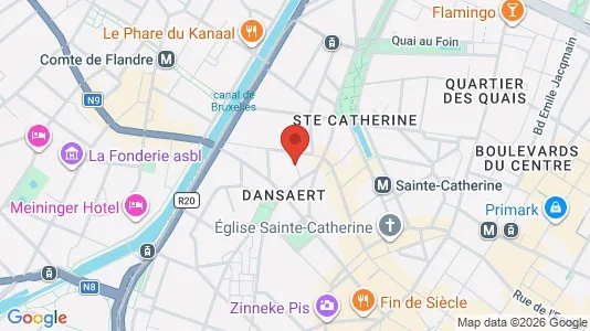 Apartments for rent i Stad Brussel - kort over placeringen