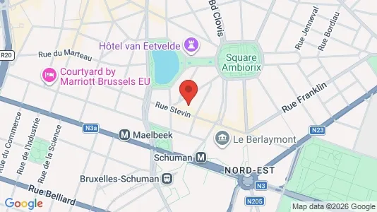 Apartments for rent i Stad Brussel - kort over placeringen