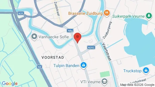 Apartments for rent in Veurne - Photo from Google Street View