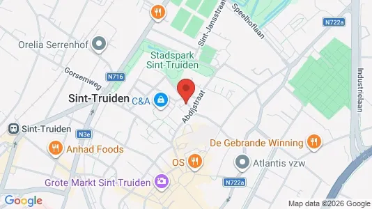 Apartments for rent i Sint-Truiden - kort over placeringen