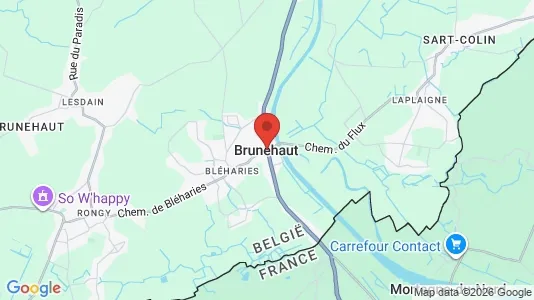 Houses for rent i Brunehaut - kort over placeringen