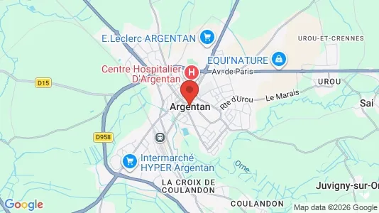 Apartments for rent in Argentan - Photo from Google Street View