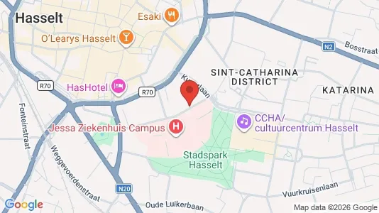 Apartments for rent i Hasselt - kort over placeringen