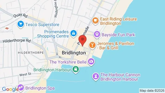 Apartments for rent i Bridlington - North Humberside - kort over placeringen