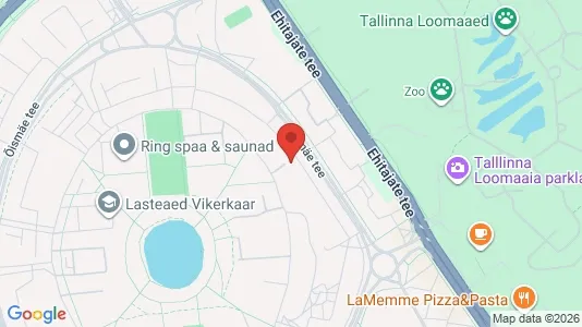 Apartments for rent i Tallinn Haabersti - kort over placeringen
