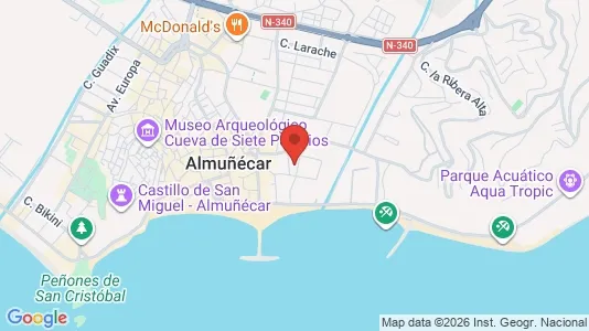 Apartments for rent i Almuñécar - kort over placeringen