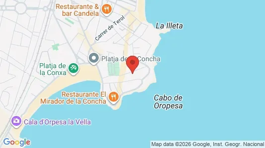 Apartments for rent i Oropesa del Mar/Orpesa - kort over placeringen