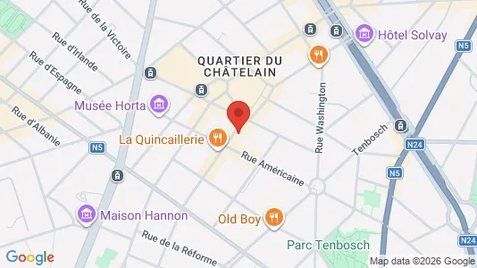 Apartments for rent i Brussels Elsene - kort over placeringen