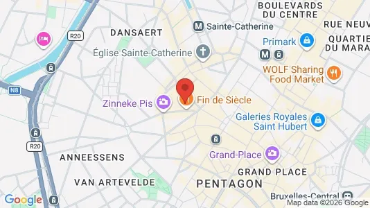 Apartments for rent i Stad Brussel - kort over placeringen