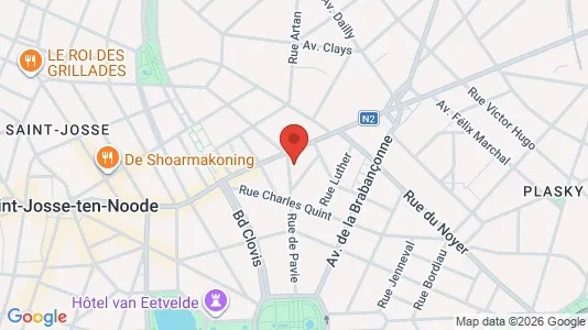Apartments for rent i Stad Brussel - kort over placeringen