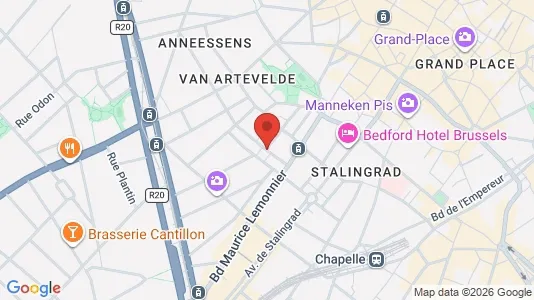 Apartments for rent i Stad Brussel - kort over placeringen